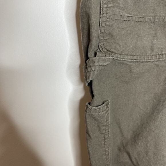 Carhartt Mens Original Dungaree Fit Carpenter Pants Tan Size 46x32 Work - Picture 7 of 7